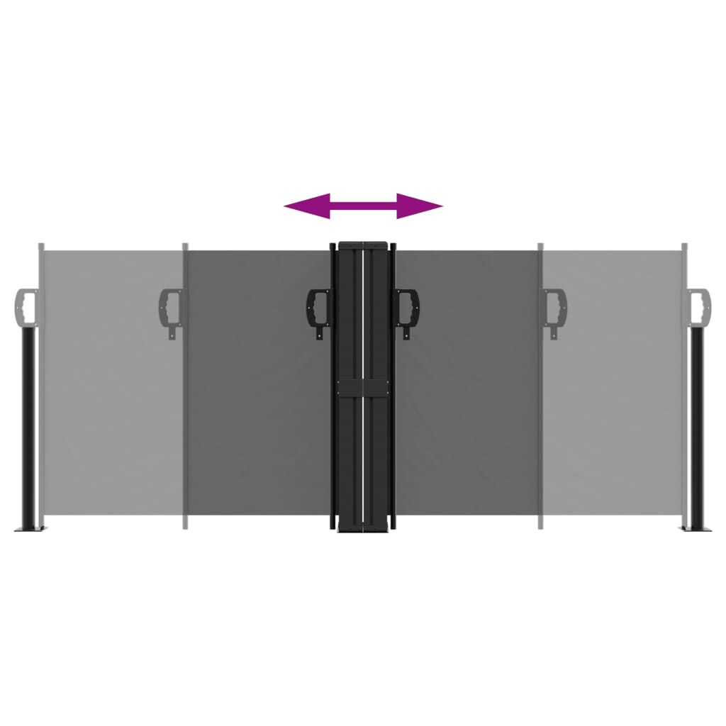 Vidaxl Toldo Lateral Retráctil Negro 100x600 Cm_4