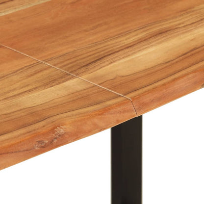 Mesa De Comedor De Madera Maciza De Acacia 180x90x76 Cm_4
