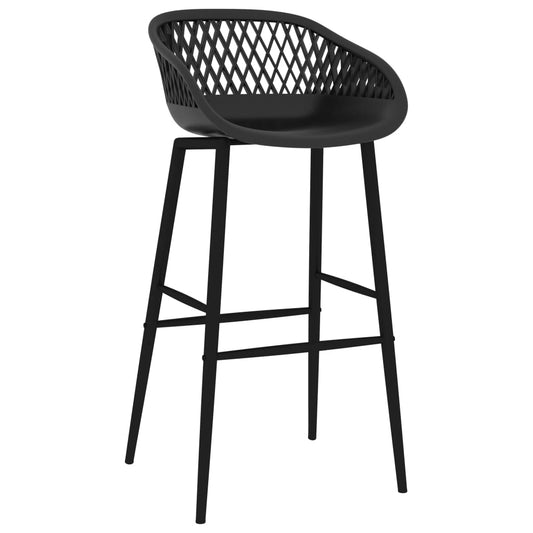 Taburetes De Cocina 4 Unidades Negro_0