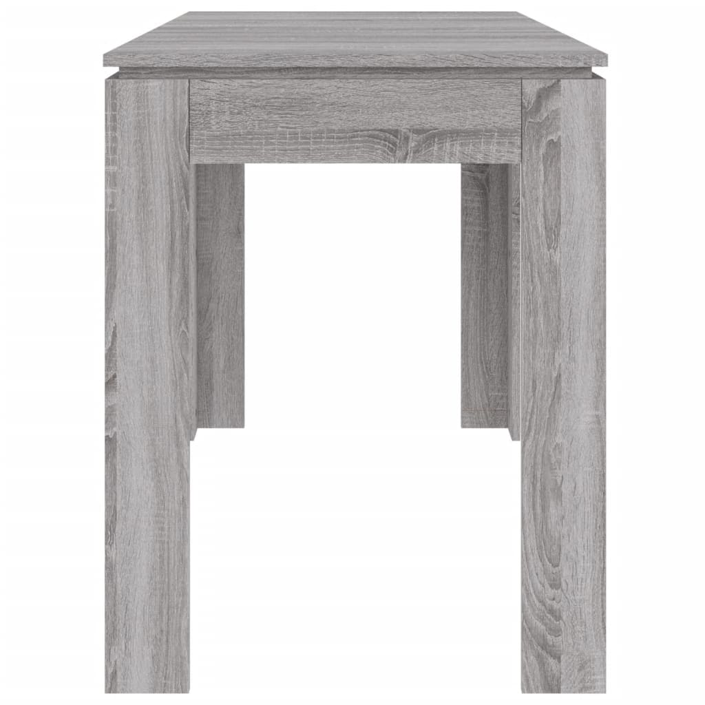 Mesa De Comedor Madera De Ingeniería Sonoma Gris 120x60x76 Cm_3
