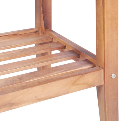 Mesa De Centro Madera Maciza De Teca 40x40x50 Cm_3