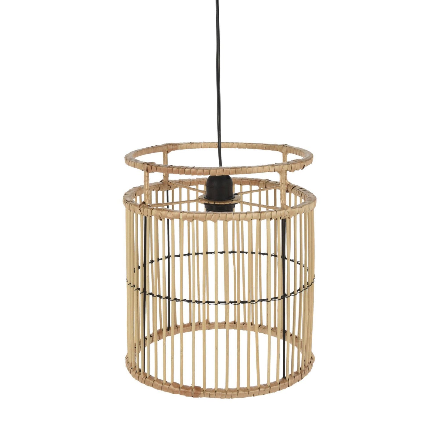 Well Home Lámpara Colgante En Bambú Ø28x30cm_0