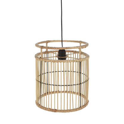 Well Home Lámpara Colgante En Bambú Ø28x30cm_0