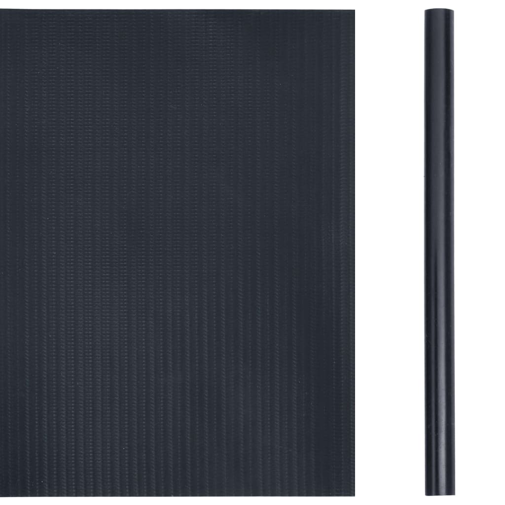 Paneles De Privacidad 4 Uds Pvc Gris Oscuro Mate 35x0,19 M / Vetonek_3