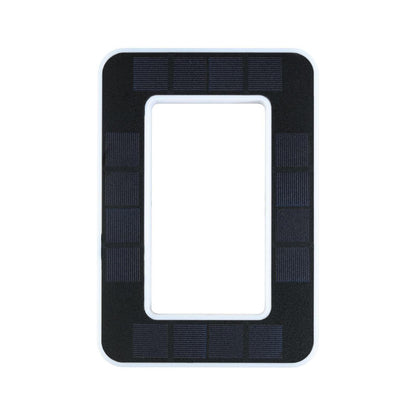 Luz Solar De Fachada Led Casa Número 0 3000k Ip44 Bateria Reemplazable / Negro_3