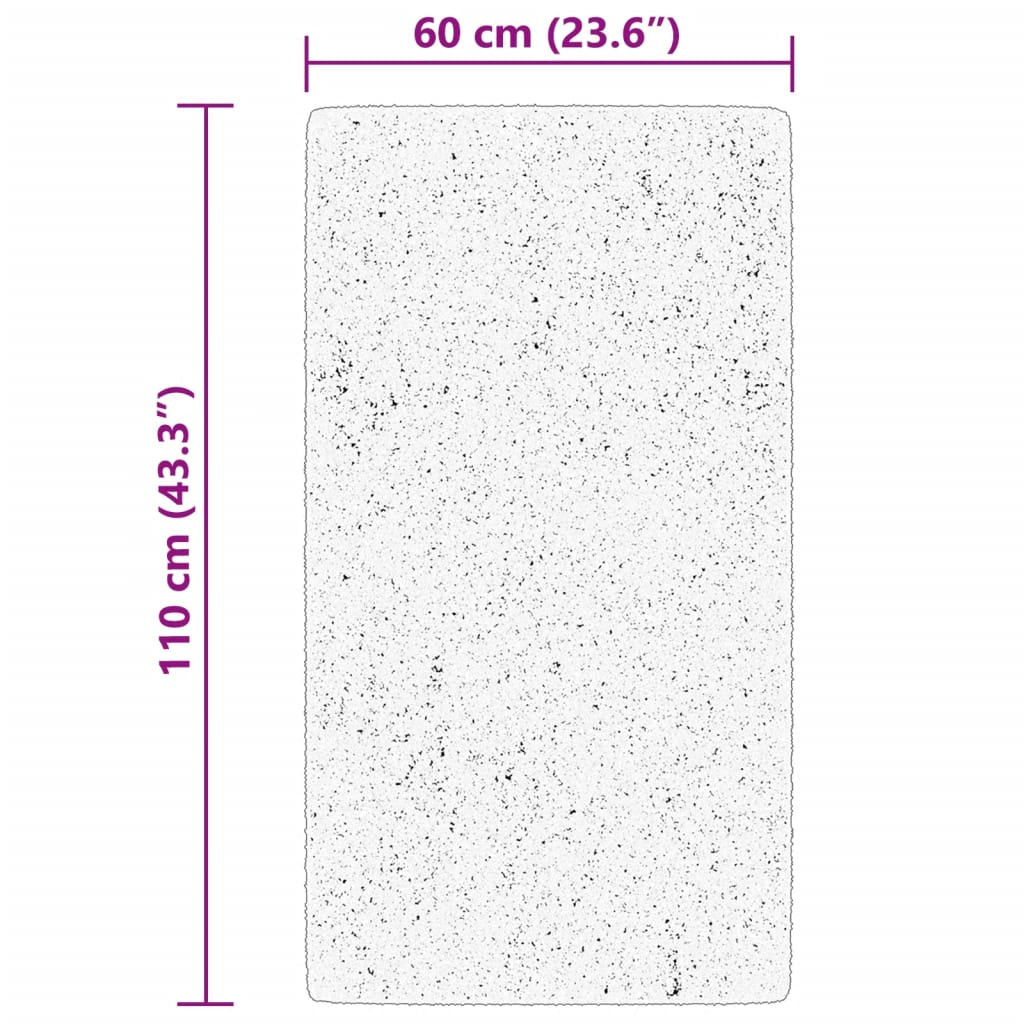 Vidaxl Alfombra De Pelo Corto Suave Lavable Huarte Beige 60x110 Cm_2