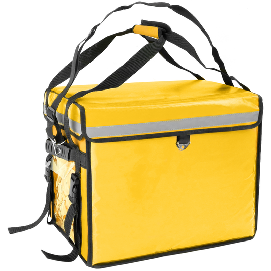 Nevera Portátil Amarilla 52 Litros 45x35x33cm, Mochila Bolsa Isotérmica Para Picnic, Camping, Playa, Entrega De Alimentos En Moto O Bicicleta_0