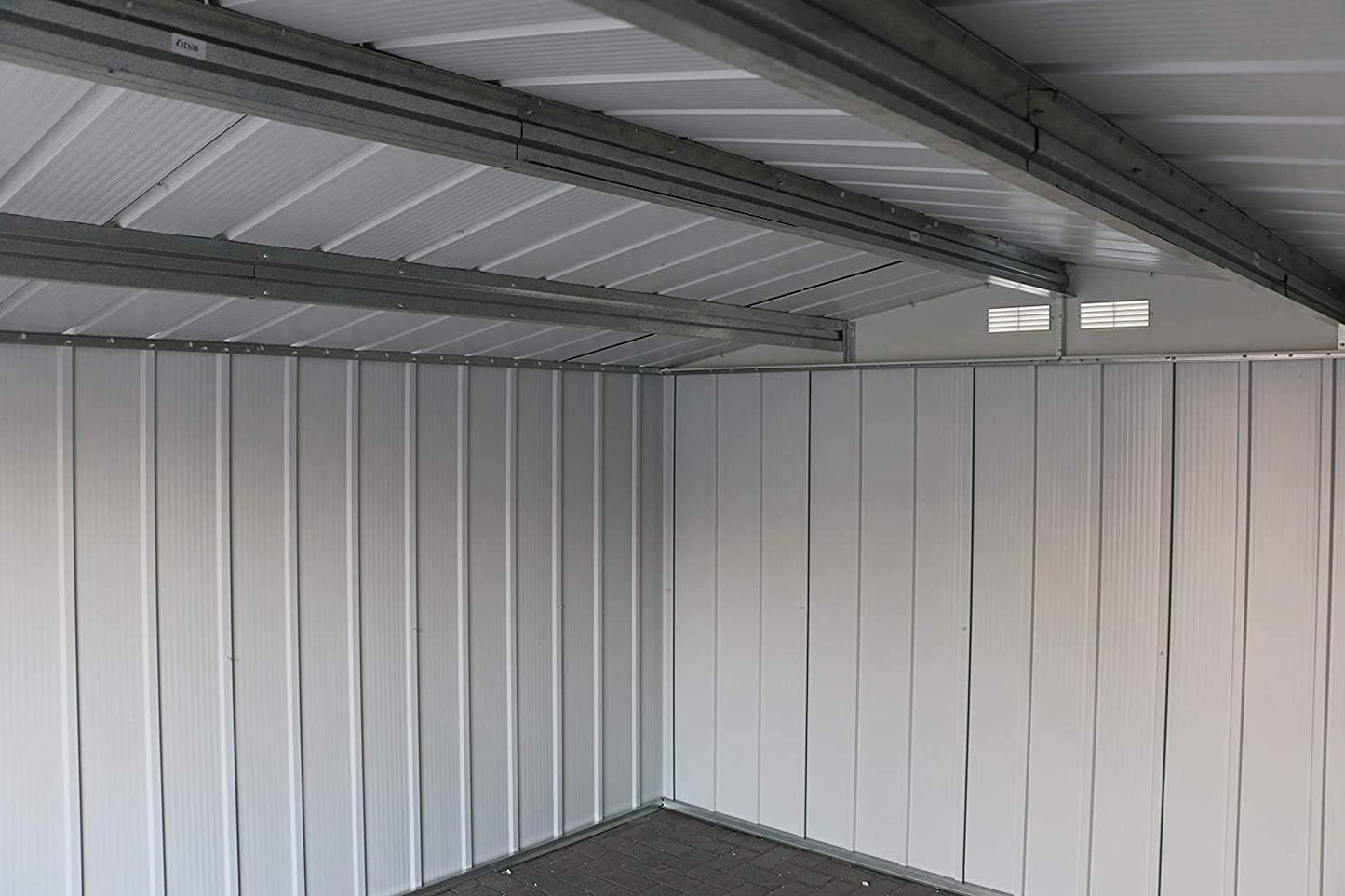 Duramax - Caseta Jardín - Eco Alcoy 10x12 - Metal - Color Gris Antracita_5