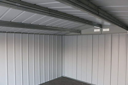 Duramax - Caseta Jardín - Eco Alcoy 10x12 - Metal - Color Gris Antracita_5