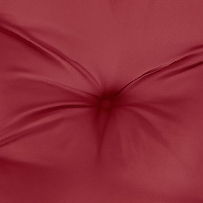 Vidaxl Cojín De Banco De Jardín Tela Oxford Rojo Tinto 100x50x7 Cm_4