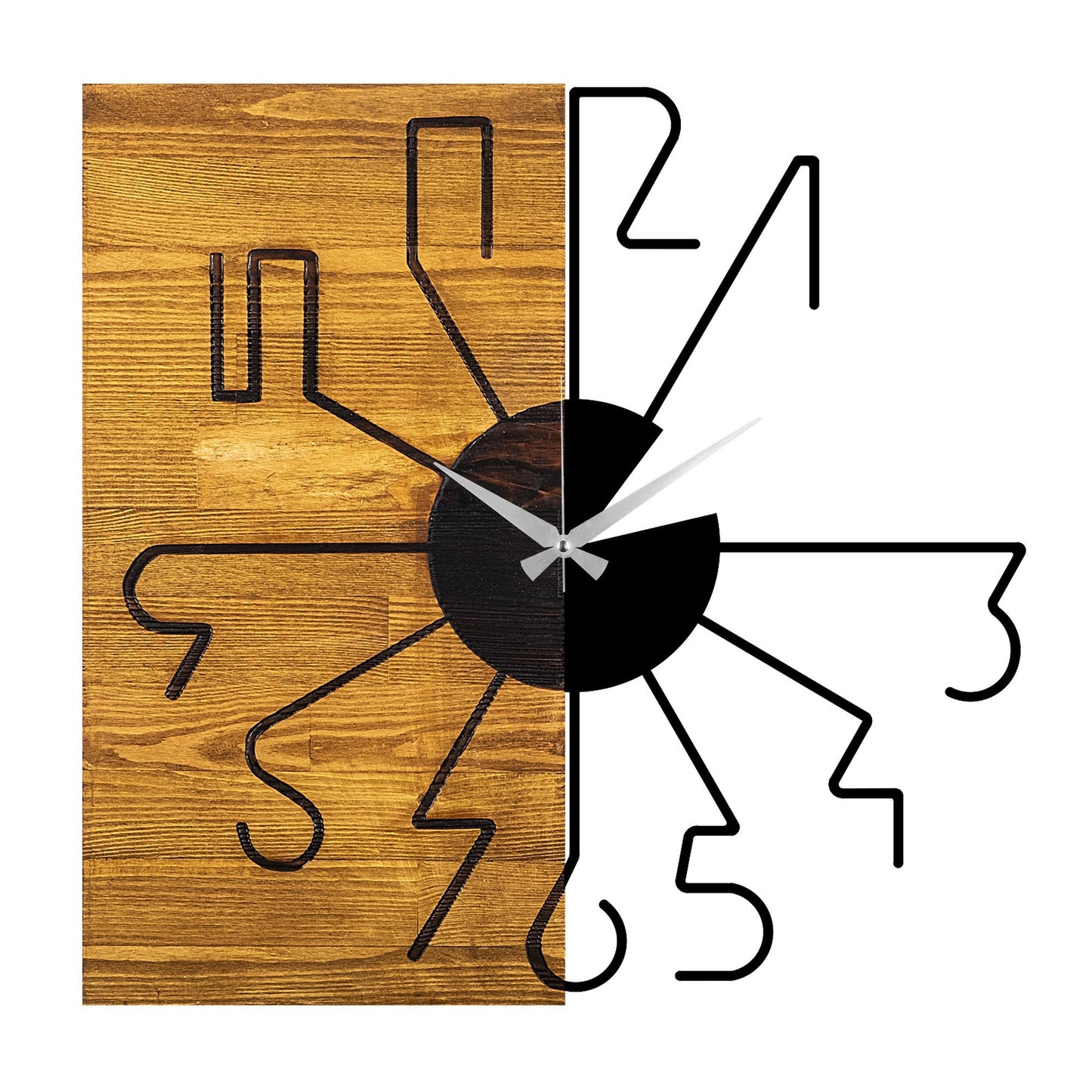 Reloj De Pared Madera Alternativa