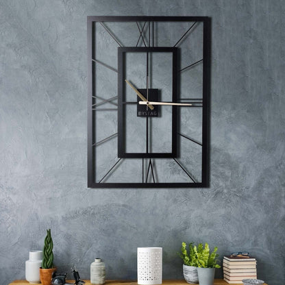 Reloj De Pared Cuadrado Metal 70x49_3