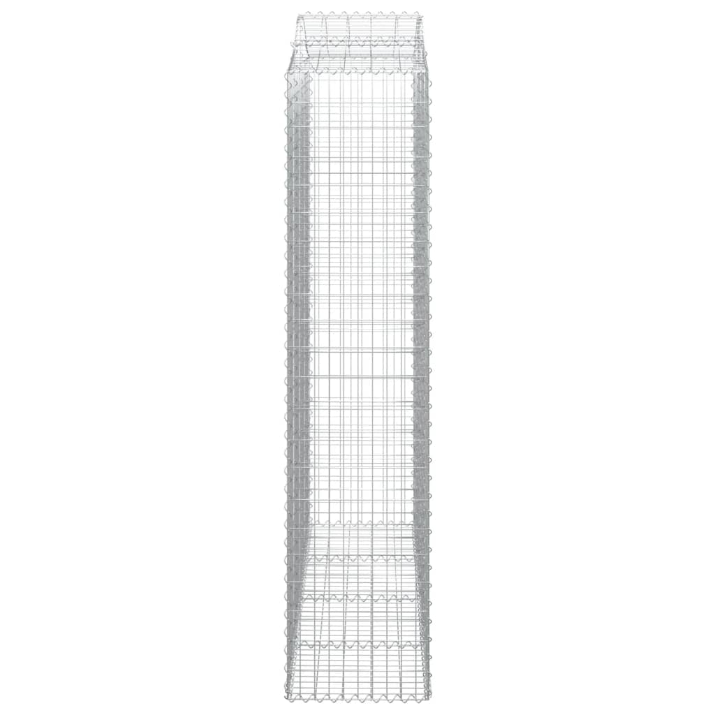 Cestas De Gaviones 4 Uds Forma De Arco Hierro 200x50x220/240 Cm_4