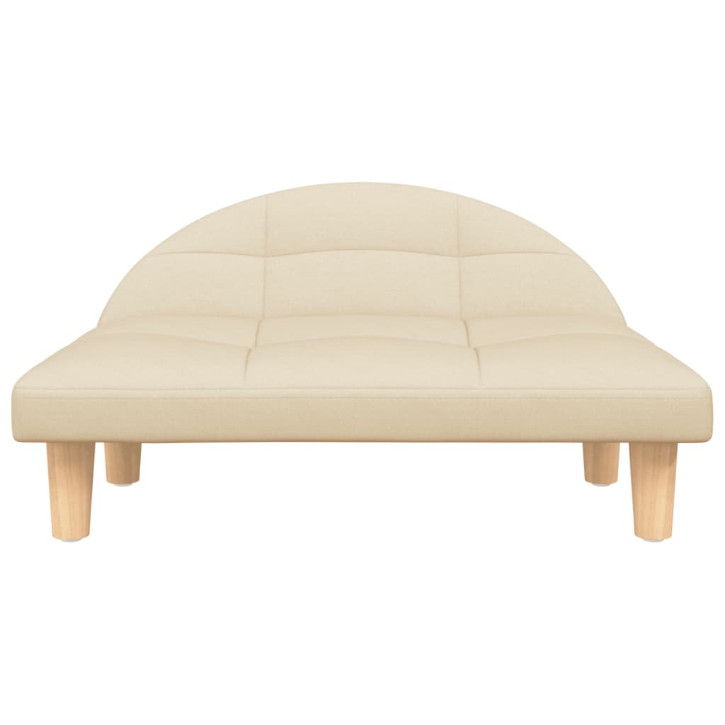 Cama Para Perros De Tela Crema 70x52x30 Cm / Vetonek_3