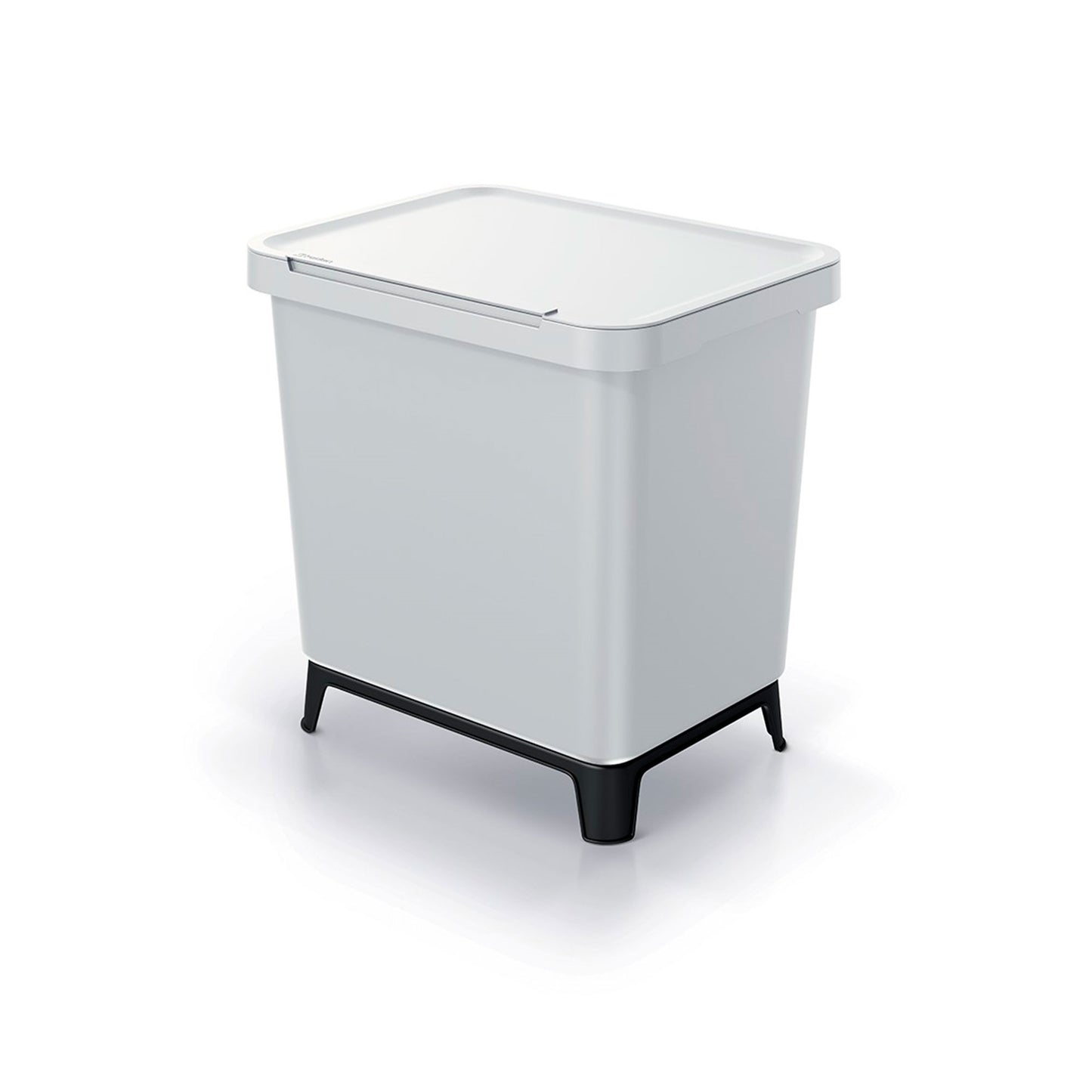 Sistema Clasificador De Reciclaje 2x10l Color Blanco Keden_3