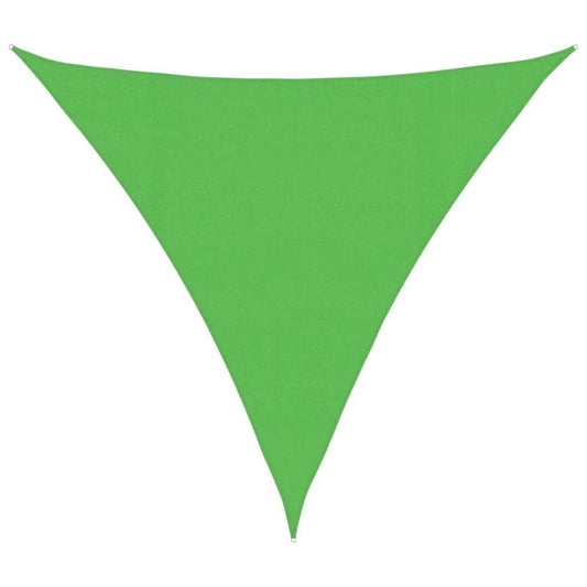 Vidaxl Toldo De Vela Hdpe Verde Claro 160 G/m² 4,5x4,5x4,5 M_0