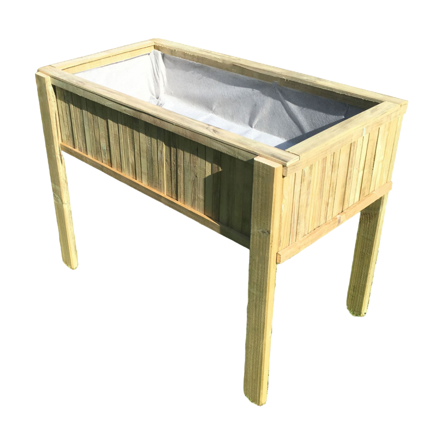 Mesa De Cultivo  Vintage 102x52x74 Cm Huerto Urbano  Con Maderas Recicladas Vidahuerto.