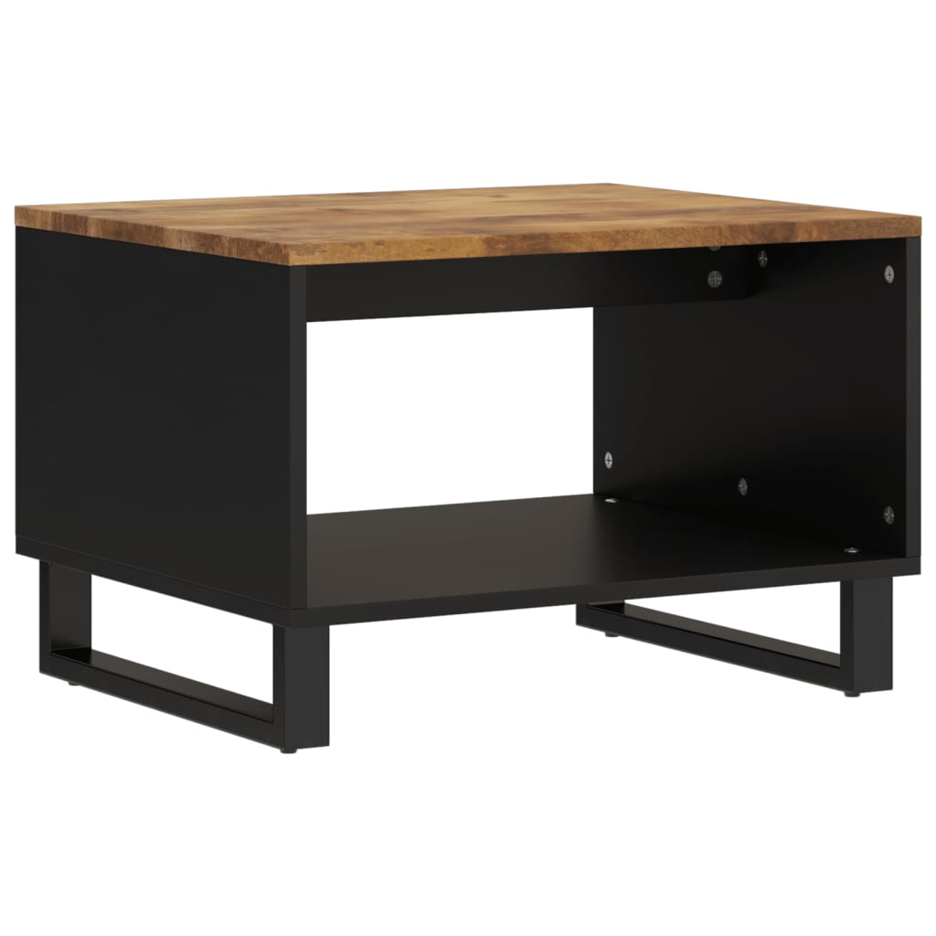 Mesa De Centro De Madera Maciza Mango 60x50x40 Cm_0
