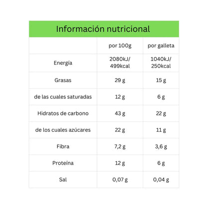 Galleta Doble Chocolate Y Nuez Kookie Cat 50g Bio_1