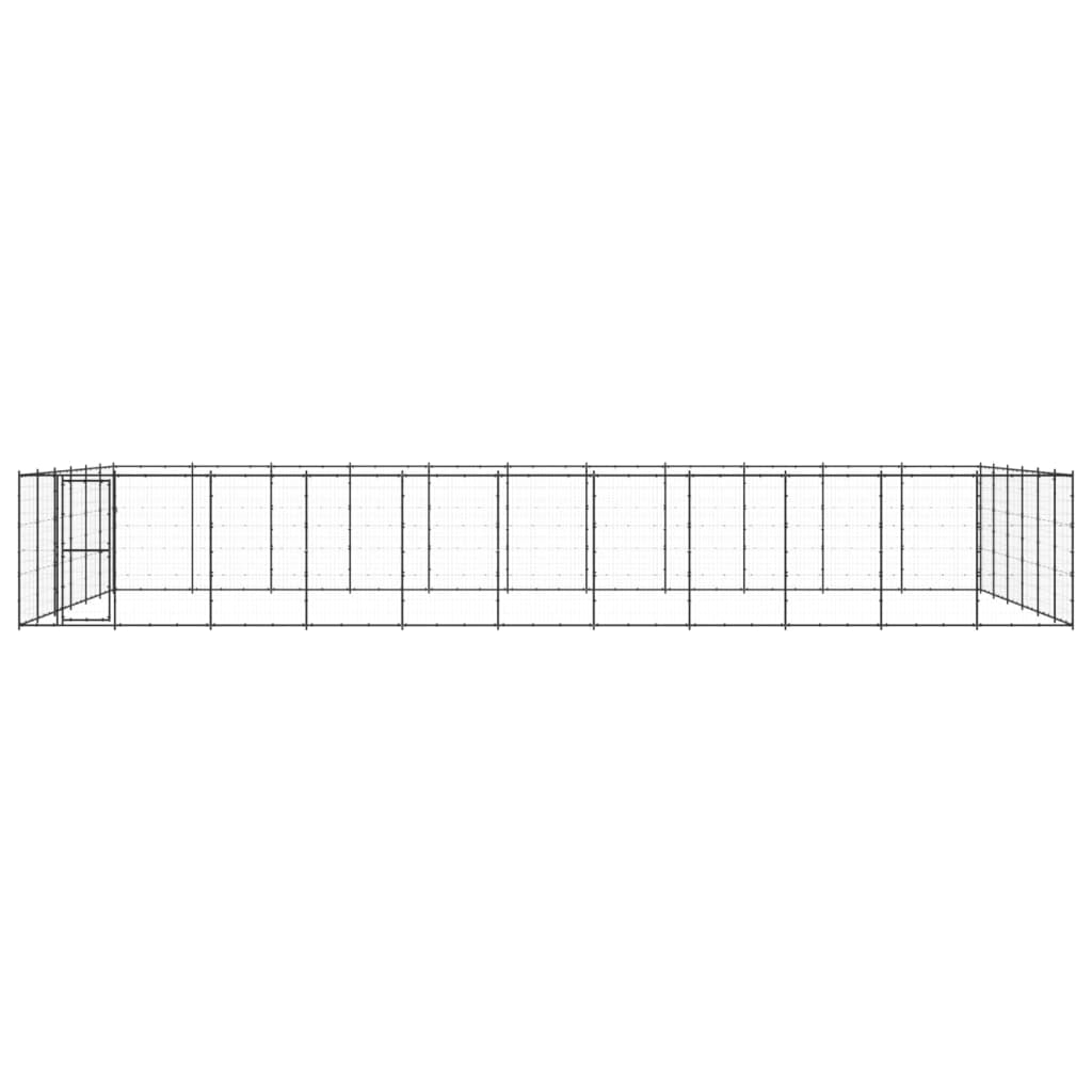 Vidaxl Perrera De Exterior De Acero 79,86 M²_1