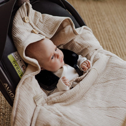 Saco Para Grupo 0 Unviersal Entretiempo Muselina Grey