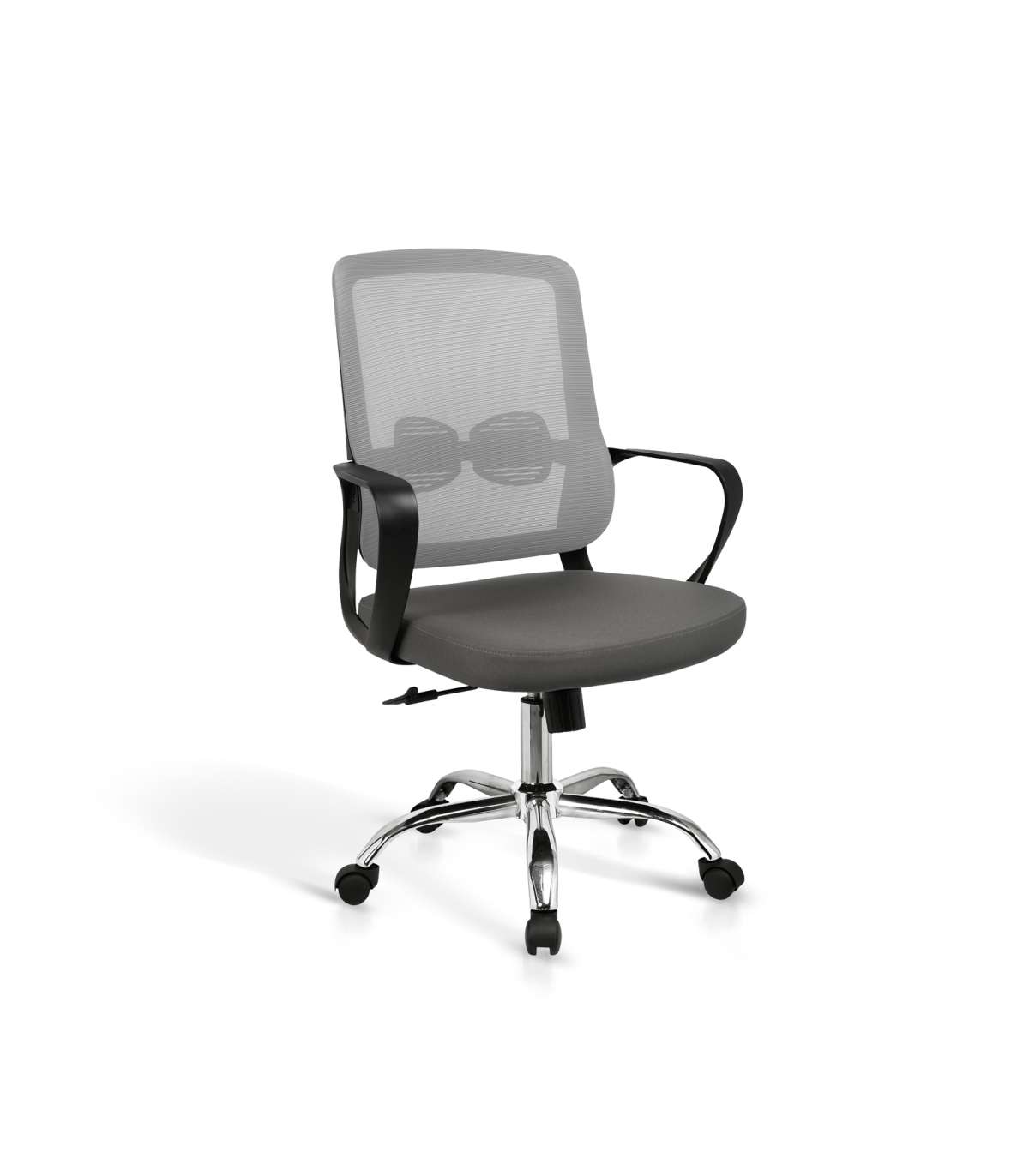 Silla Despacho Giratoria Elevable Acabado Gris, 60m(ancho) 100/110cm(altura) 61cm(fondo)_0