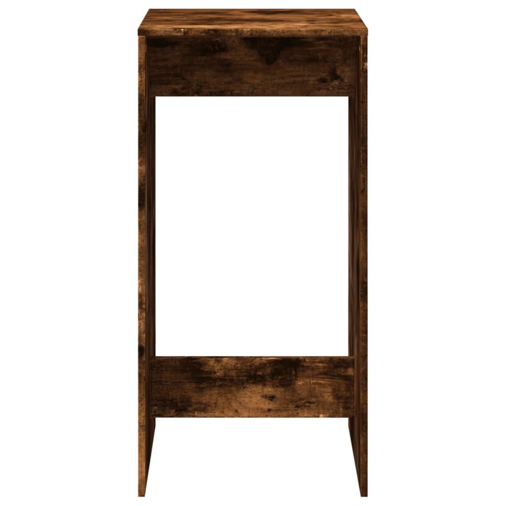 Mesa Alta De Bar Madera Ingeniería Roble Ahumado 51x50x103,5 Cm_2
