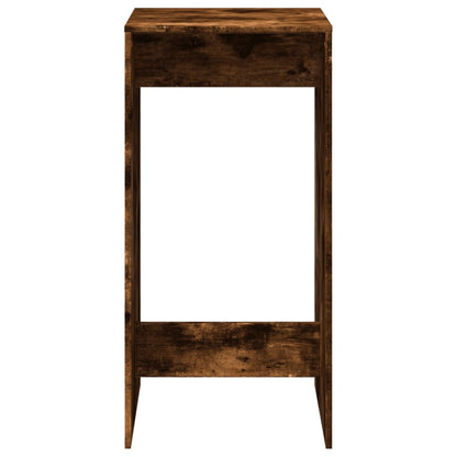 Mesa Alta De Bar Madera Ingeniería Roble Ahumado 51x50x103,5 Cm_2