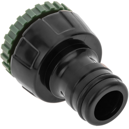 Pack De 5 Unidades Adaptador De Grifo Hembra Con Rosca De 3/4 - 1 Pulgada Color Negro Y Verde_2