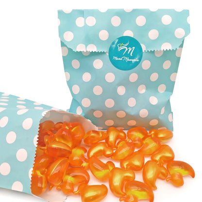 Pack Regalo 12 Perlas Baño En Forma De Pato - Con Aceite De Soja - Hidrata, Suaviza Y Perfuma La Piel - Aroma Vainilla_0