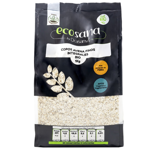 Copos De Avena Fino Integral Bio 1 Kg_0