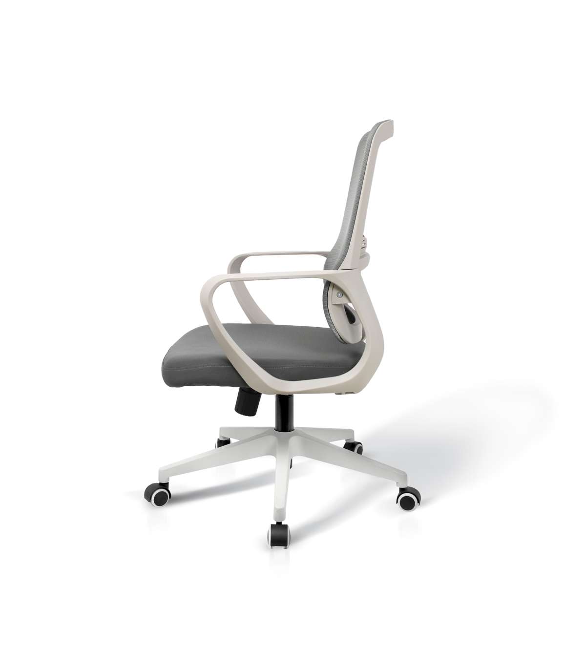 Silla Despacho Giratoria Elevable Acabado Gris/blanco, 66m(ancho) 97/105cm(altura) 61cm(fo_2