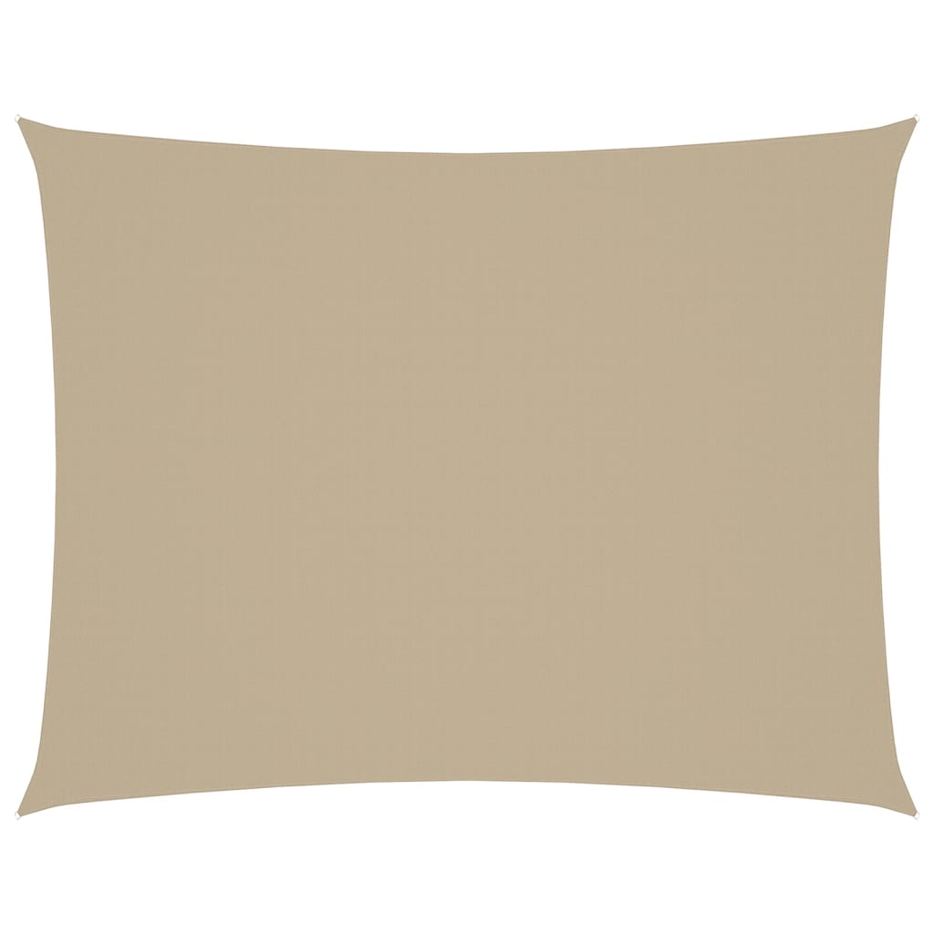 Toldo De Vela Rectangular Tela Oxford Beige 5x7 M_0