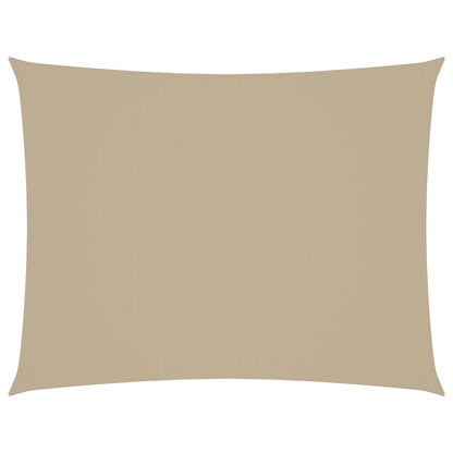 Toldo De Vela Rectangular Tela Oxford Beige 5x7 M_0