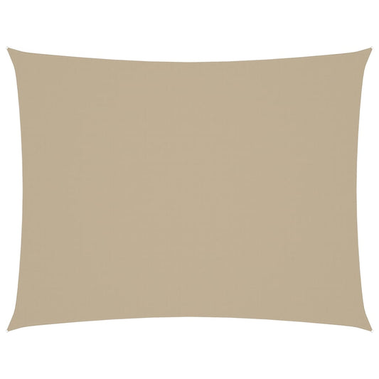 Toldo De Vela Rectangular Tela Oxford Beige 5x7 M_0