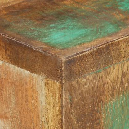 Mesa Consola De Madera Maciza Reciclada 120x30x75 Cm_4