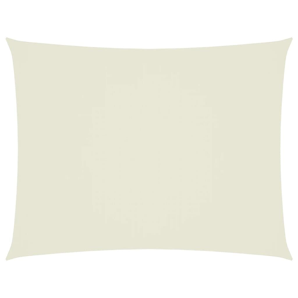 Vidaxl Toldo De Vela Rectangular Tela Oxford Color Crema 5x6 M_0