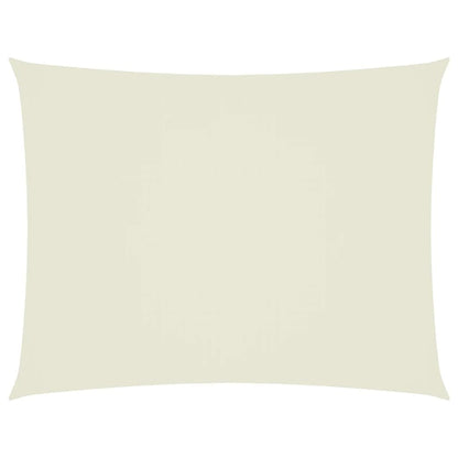 Vidaxl Toldo De Vela Rectangular Tela Oxford Color Crema 5x6 M_0