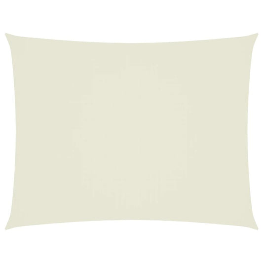 Vidaxl Toldo De Vela Rectangular Tela Oxford Color Crema 5x6 M_0