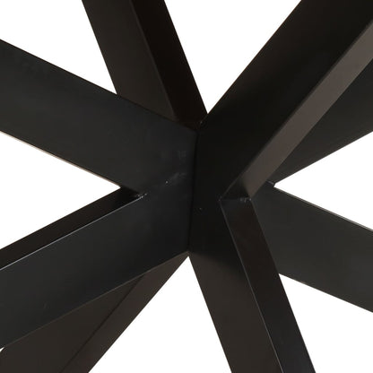 Mesa De Comedor De Madera Maciza Reciclada 240x100x75 Cm_2