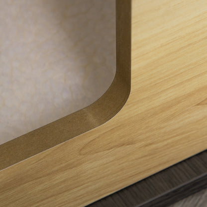 Pawhut Caseta Madera De Perros Interior Con Cojín 3 Ventilaciones 60x40x59,2 Cm_4
