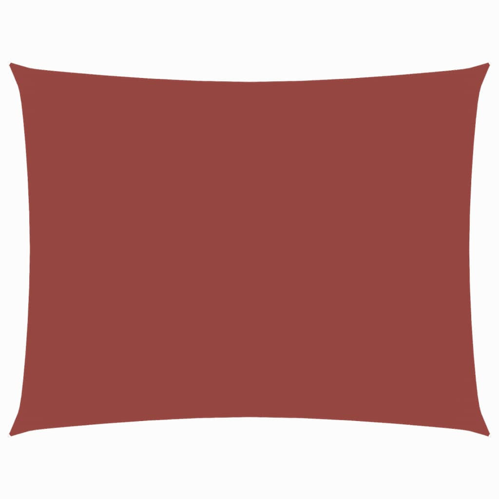 Vidaxl Toldo De Vela Rectangular Tela Oxford Terracota 3x5 M_0