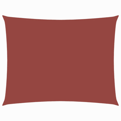 Vidaxl Toldo De Vela Rectangular Tela Oxford Terracota 3x5 M_0