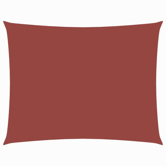 Vidaxl Toldo De Vela Rectangular Tela Oxford Terracota 3x5 M_0