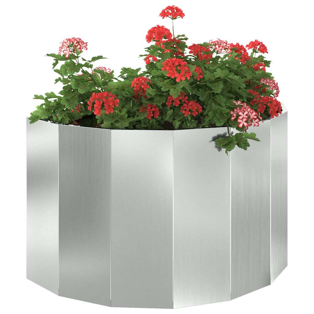 Jardinera Plateado 90 X 45 X 50 Cm Acero Galvanizado_2
