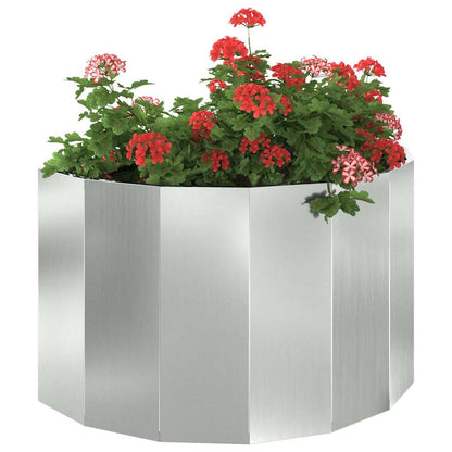 Jardinera Plateado 90 X 45 X 50 Cm Acero Galvanizado_2