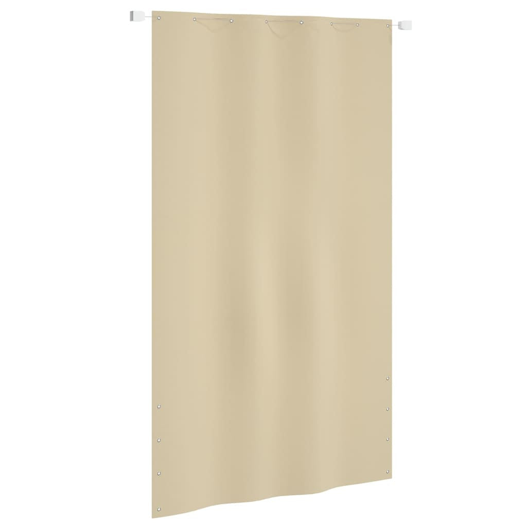 Vidaxl Toldo Pantalla Para Balcón De Tela Oxford Beige 140x240 Cm_0
