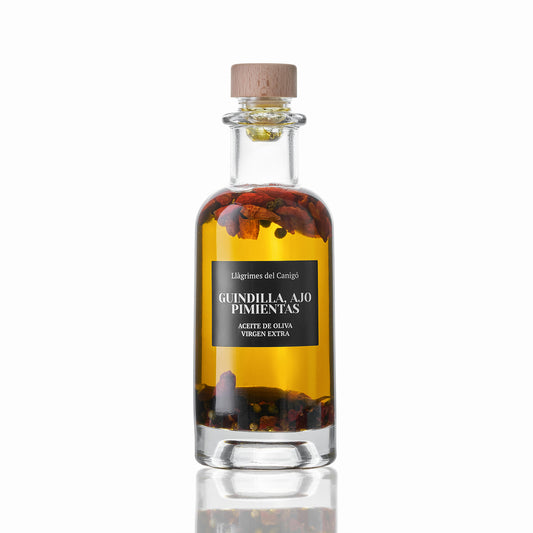Aceite De Oliva Picante Con Guindilla, Ajo Y Pimientas - 0,25l_0