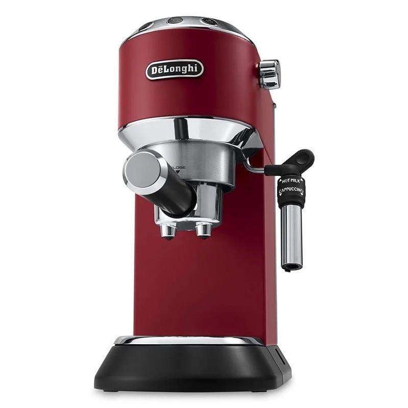 Delonghi Dedica Style Cafetera manual Espresso y Capuccino EC685.R rojo