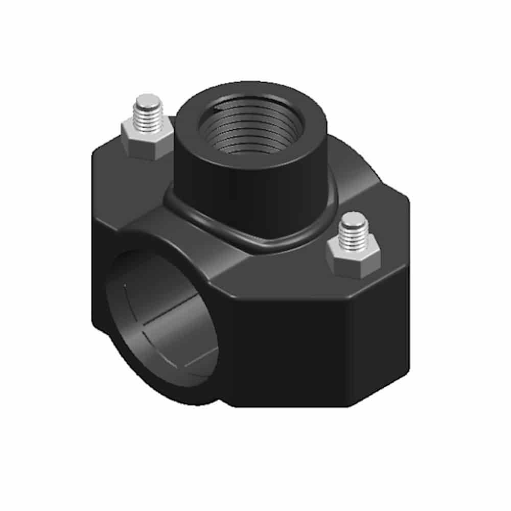 Collarín De Derivación Pp 32mm X 3/4 Para Riego_0